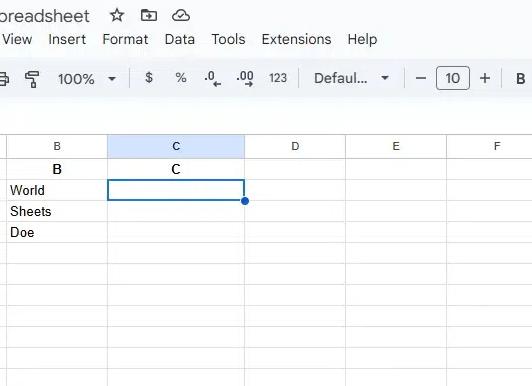 Как использовать функцию CONCATENATE в Google Таблицах