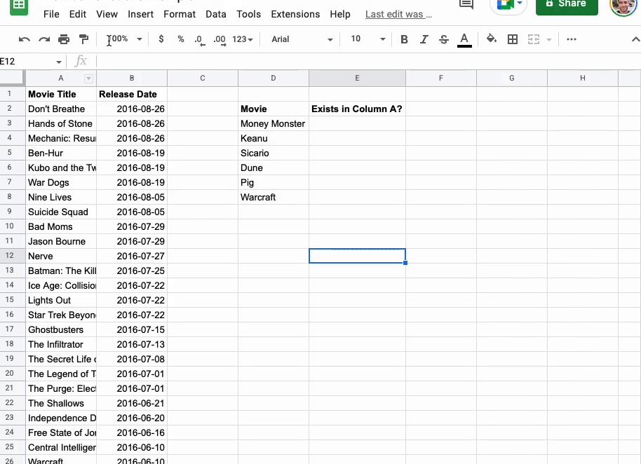 Как использовать функцию FORMULATEXT в Google Таблицах